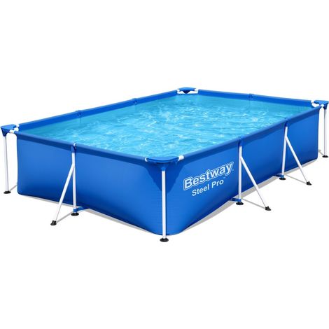 Piscina pvc rect 300x201x66cm cart 3300lt splash fp bestway (1/5)