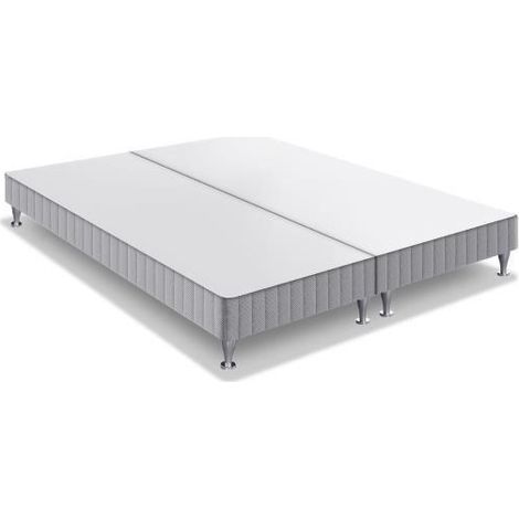 Simmons Airsom Polsterbox mit glänzendem Stahl 2x90x200 cm