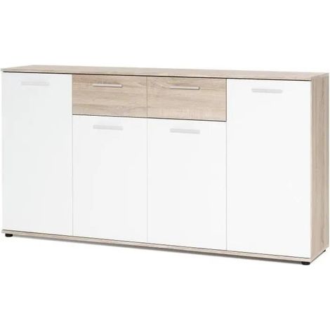 Jacky Niedrigbuffet Weiß 160 cm zeitloses Design
