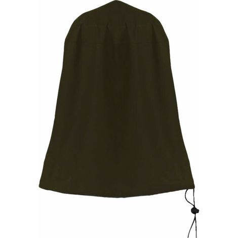 Black 420D Oxford fabric coated silver with drawstring patio garden fountain statue shield 3642inch (1/5)