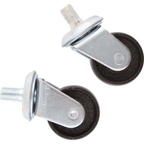 Paire de roues pivotantes ø60x25mm pour cric rouleur OH 5306 - SA 5392 - CLAS Equipements