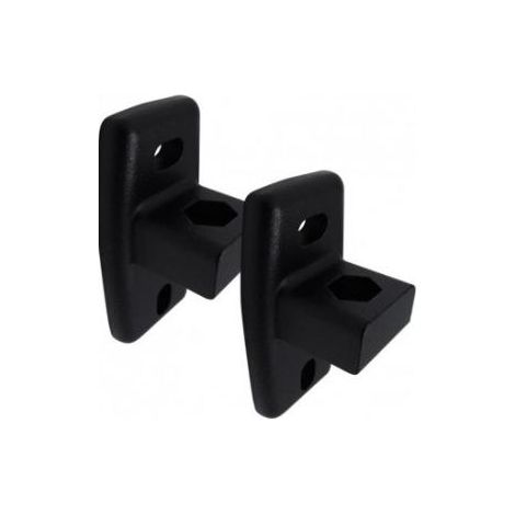 FPLUS juego soporte pared toldo tld02 negro , JUEGO SOPORTE PARED TOLDO TLD02 NEGRO