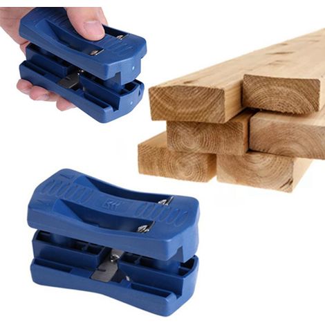 Machines-outils manuelles pour le placage de chants en bois : rabot, bande de placage de chants, coupe-bordures droite en PVC, fraise à tête plate. (1/5)