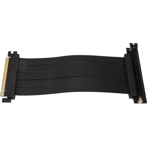 Câble Rallonge GPU PCIe 3.0 16x, Flexible Haute Vitesse, Angle Droit 90°, Compatible GTX1080, GTX1080Ti, RTX2060, RTX2070, RTX2080 (1/5)