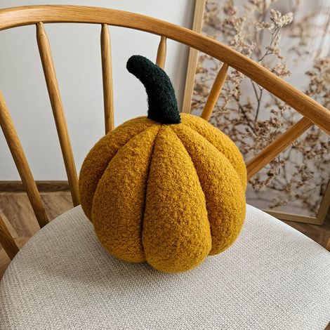 Cuscino SOFT LOOP zucca arancione (1/3)