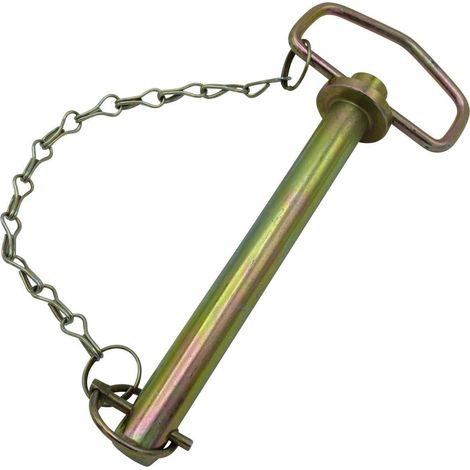 Trailer Towing Hitch Pin 3/4" x 6 1/2" with Linchpin & Chain (19MM x 162MM) (1/5)