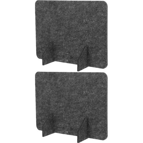 Séparateur de table en feutre 2 pièces, panneau séparation