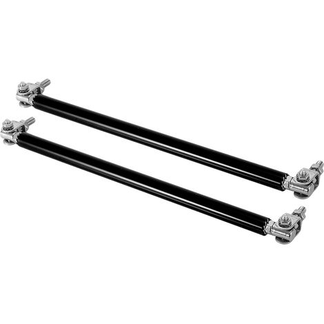 Support de pare-chocs avant 20cm, barre de renfort pour voiture, paire de tiges de stabilisation noires, accessoire de modification auto. (1/4)