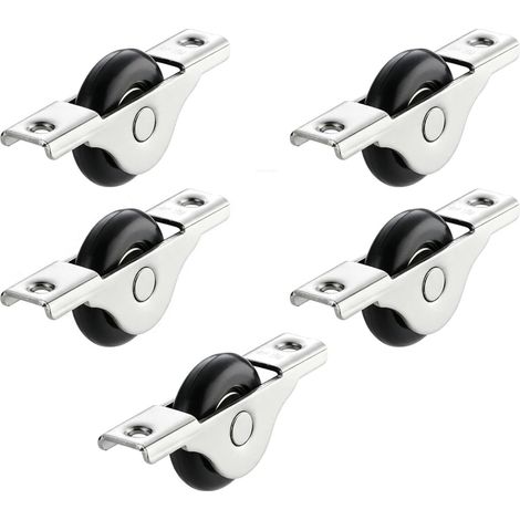 Pack of 5 Silent Nylon Sliding Door Wheels (1/5)
