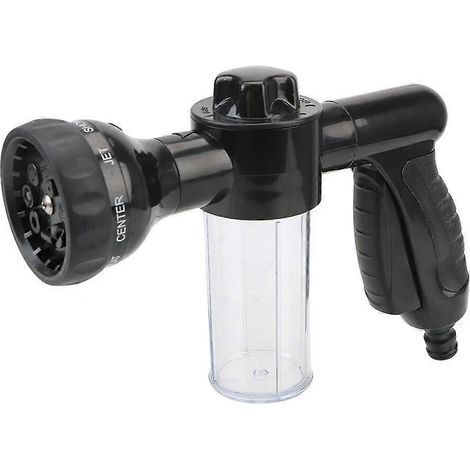 Water Gun Portable Auto Foam Lance Nozzle Jet Wash Tools Cleaning Tool 3 Grades Adjustable Car Washer Sprayer High Pressure (1/4)
