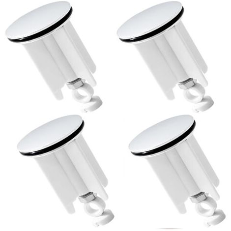 4 Pièce Bouchon Lavabo Salle de Bain, 40mm Durable Bouchon Evier Cuisine Universel dans Tous Les éviers Standard Tels Que Les éviers de Salle de Bains Les éviers de Cuisine (1/5)