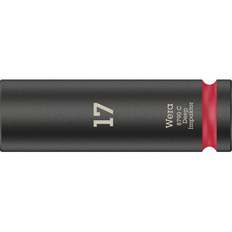 Wera 8790 C Impaktor Deep 05004834001 Innen-Sechskant Steckschlüsseleinsatz 17 mm 1/2" (12.5 mm (1/5)