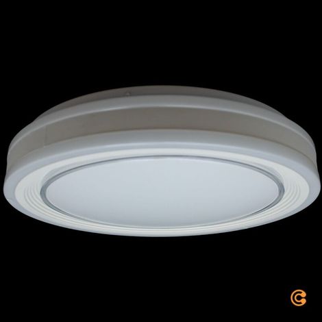 [GEBRAUCHT] B-Ware JUST LIGHT Deckenleuchte Lampe LED Spheric CCT RGB weiß Ø 40cm Fernbedienung (1/2)