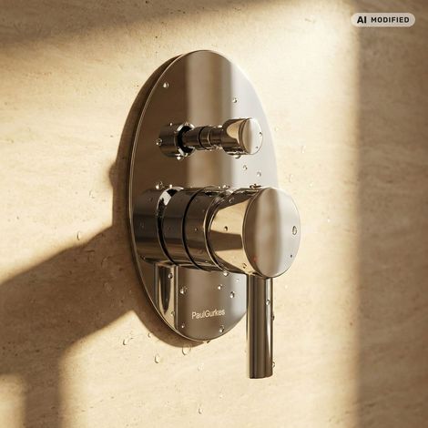 Robinet encastré PaulGurkes pour douche et baignoire (1/5)
