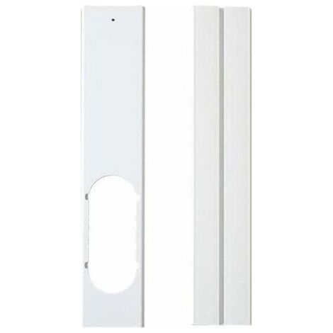 Fensterdichtungssatz - Verstellbare Fensterdichtung, Fenstergleitsatz, Dichtungsplatte für tragbare Klimaanlagen mit Abluftschlauch für mobile Klimaanlagen (2 Stück, 55 cm x 10 cm) (1/5)