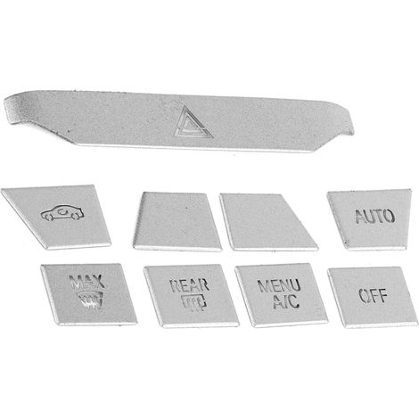 Satz von 9 Klimatisierungsmodus-Tasten aus Aluminiumlegierung, kompatibel mit 3er-Reihe G20 G28 G21 2019-2020, elegante Innenausstattung. (1/5)