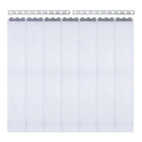 Rideau à Lanières en PVC Transparent Lot de 7 Rideau Laniere PVC Industriel,pour Entrepôt, Usine, Supermarché, Entrepôt, Centre Commercial,200 18cm (1/5)