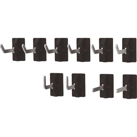 Kit de supports pour outils SimplaClip B2xH6mm 10 pièces 10x10mm 10 pièces