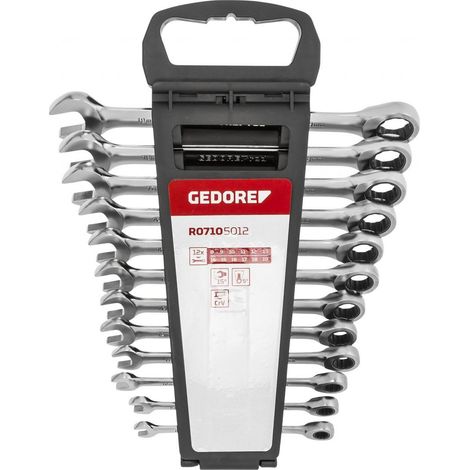 Gedore RED 3300850 R07105012 Jeu de clés mixtes 12 pièces Ouverture de clé (métrique) 07 - 29 mm (1/5)