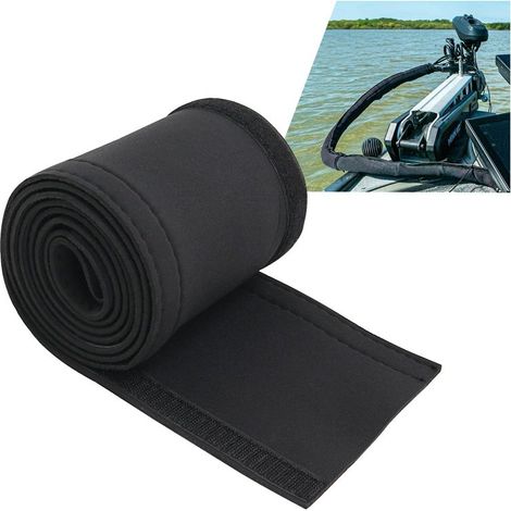 152 cm (60 Zoll) langer Neopren-Kabelschutzschlauch für Bordmotoren, Kabelabschlussschlauch, Kabelrohr, wasserdichte Isolierung, Neopren-Klettverschluss