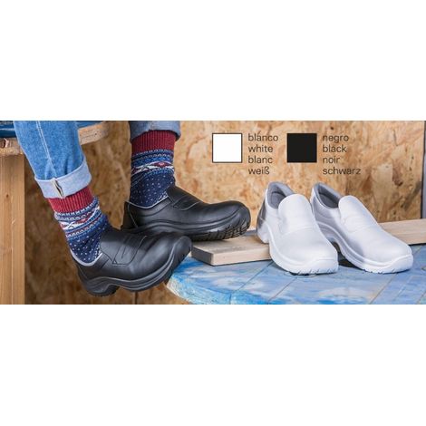Zapato con puntera de seguridad ajustable con elástico y pala transpirable DIAN 29057-S2 (1/2)