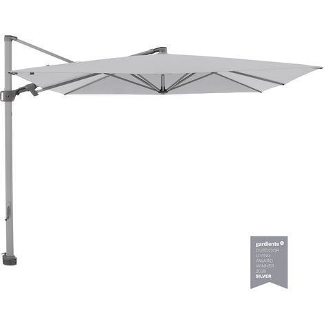Knirps Sonnenschirm / Ampelschirm "Pendular" 275 x 275 cm, hellgrau, Bezug aus 100% Polyester, Gestell aus Aluminium, 29,6 kg Sonnenschirm / Ampelschirm "Pendular 275 x 275", hellgrau, 275 x 275 cm (1/5)