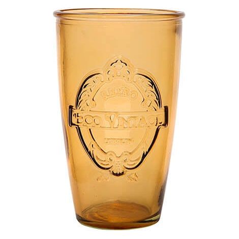 Dexam Sintra Recycled Glass Tumbler Ochre