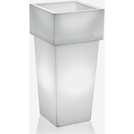 Vaso luminoso LED da esterno IP65 in polietilene Nova Cache-pot 70 (1/3)