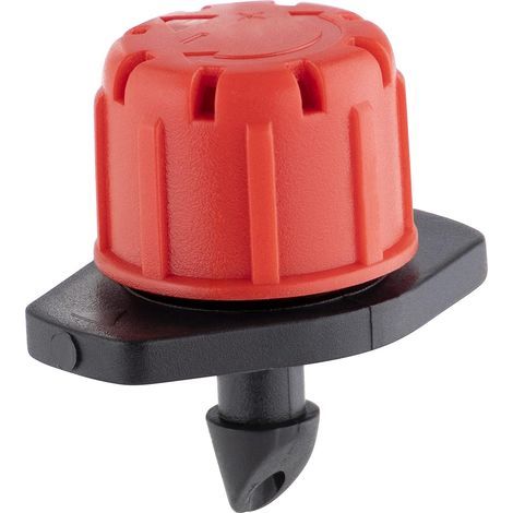 100 Tropfer, einstellbar 0-70 Liter/Stunde, 16-mm- oder 6-mm-Schlauchanschluss, zur Gartenbewässerung (1/5)