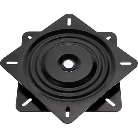 Base girevole per sedia, con cuscinetti a sfera, girevole a 360°, per sgabelli, tavoli, mensole, TV (portata massima 100 kg)