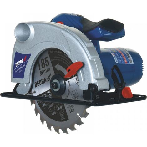 Sierra circular manual 1500W DED7925 1500W, 185mm (1/4)
