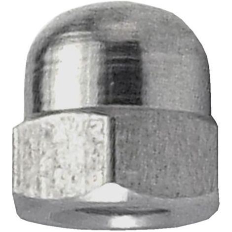 Hutmuttern M6, 10 Stück, Edelstahl A4 Hutmuttern