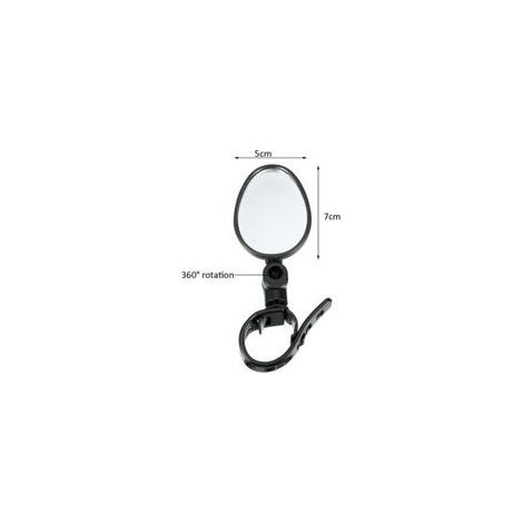 2 Pièces Retroviseur Velo,Miroirs de Vélo,360° Réglable,pour Guidon 15-35mm,Retroviseur Velo Guidon,Rétroviseur Vélo pour Cyclisme,VTT,Trotinette Electrique (gauche + droite) (1/4)
