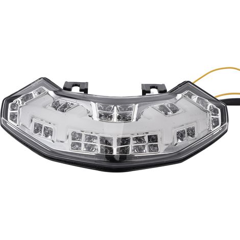 LED-Rücklicht für Motorräder, integrierte Blinker, Brems- und Fahrlicht, kompatibel mit DUCATI Multistrada 1200/1200S (2010–2014), rote und getönte Optik, Ersatzteil (1/5)