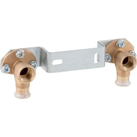 Geberit Mapress Gomito di raccordo in rame 90° premontato, doppio, 63473