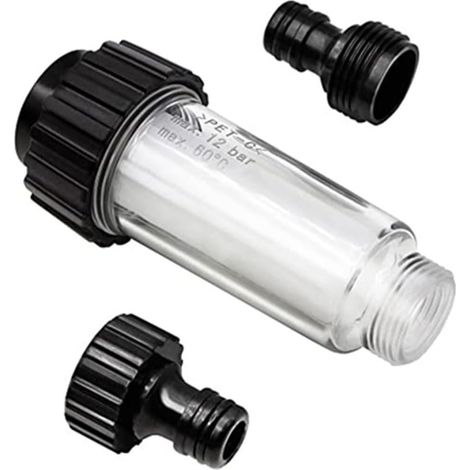 Filtre à Eau avec Adaptateur 15648, 3/4 Pouce, pour Nettoyeur Haute Pression, Pompe ou Camping-Car, Compatible avec 4.730-059.0 (1/5)