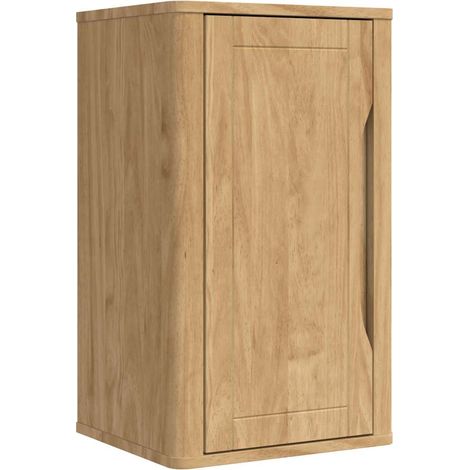 Maison Exclusive - Badezimmer-Wandschrank mit Tür FLORO Wachsbrau
