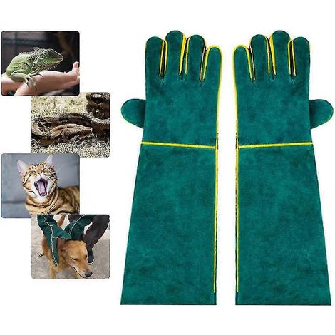 Gants anti-morsures pour la manipulation d'animaux, protection contre les morsures et les griffures pour chiens, chats, oiseaux et serpents (1/4)