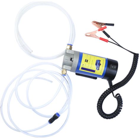 12V 100W Portable Oil Extractor Pump, Copper Motor, 1-4 L/min Flow Rate, Electric Transfer, Automotive Changeover with 5.9ft Extendable Power Cord for Cars, Motorcycles, Camp (1/5)