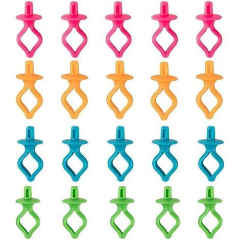 Porta-rocchetti, confezione da 20, per macchina da cucire, colore casuale (1/4)