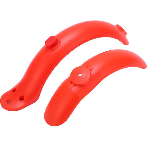 Kit de protection avant et arrière pour trottinette électrique Xiaomi M365 avec outils inclus (rouge) (1/5)