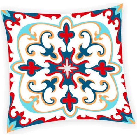 Housse pour Coussin à garnir Carreaux (1/2)