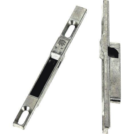 Ferco – Gâche pour crémone à visser – Entraxe 80mm – Longueur 110mm – Largeur 9mm – Épaisseur 4,5mm – Installation facile sans professionnel