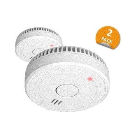 (5-Jahres-Batterie – Weiß) ELRO FS1805 Rauchmelder mit 5-Jahres-Batterie und Magnet – Entspricht EN14604 – 2 Stück (1/4)