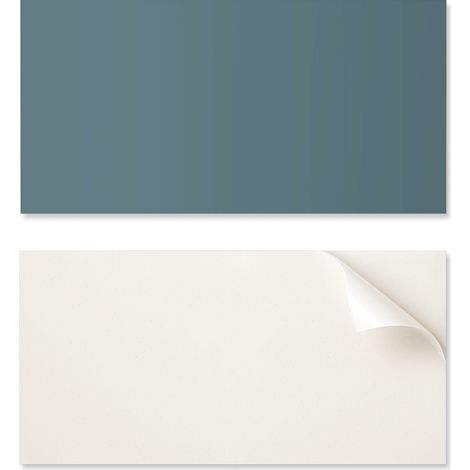 Panel de vinilo autoadhesivo estampado para ba帽o, 120 x 60 cm, color azul marino oscuro.