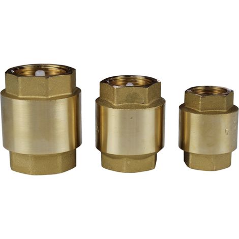 Rückschlagventil Messing IG 1/2", 3/4" oder 1" (1/2)