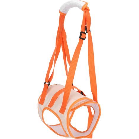 Arnés de elevación, malla transpirable, soporte para las patas traseras, doble hebilla, para perros mayores lesionados (1/5)