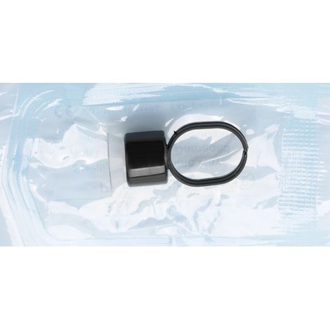 Coupelles jetables pour encre de tatouage avec éponge, porte-pigment noir, maquillage permanent (1/5)