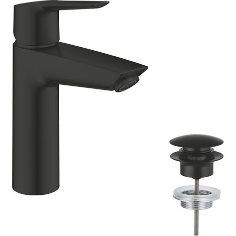 Grohe Miscelatore Lavabo Bocca Alta Start Nero Opaco (1/5)