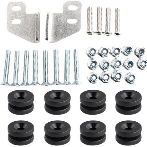 Kit de montage pour sacoche latérale de moto - Kit de montage de sacoche latérale portable en métal - Accessoires de montage résistants à l'usure - Accessoires de moto pour les voyages
